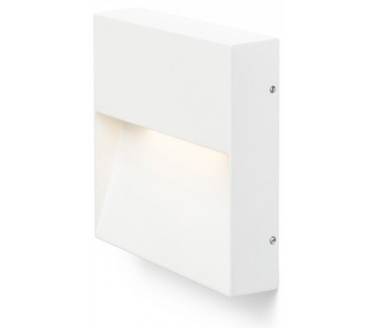 Aqila SQ Væglampe i metal 15 x 15 cm 6W LED - Hvid