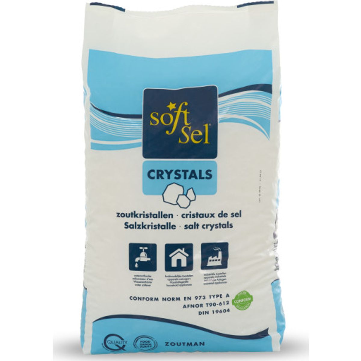 Aqua Danmark saltkrystaller, 25 kg