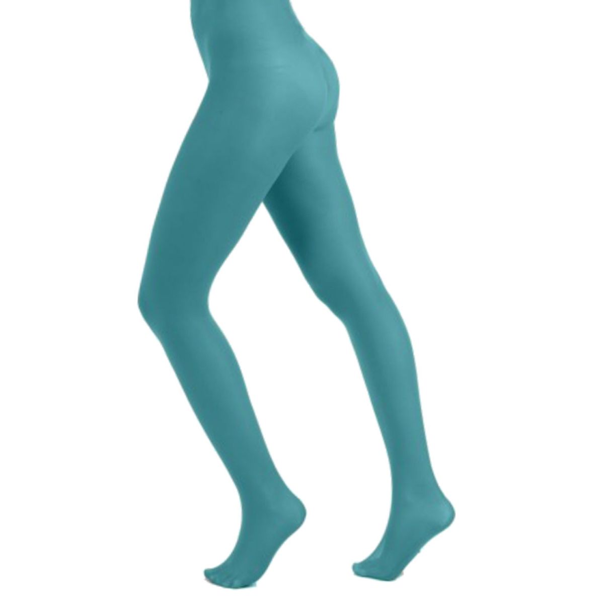 Aqua Green 50 Denier Curvy Super Stretch Strømpebukser