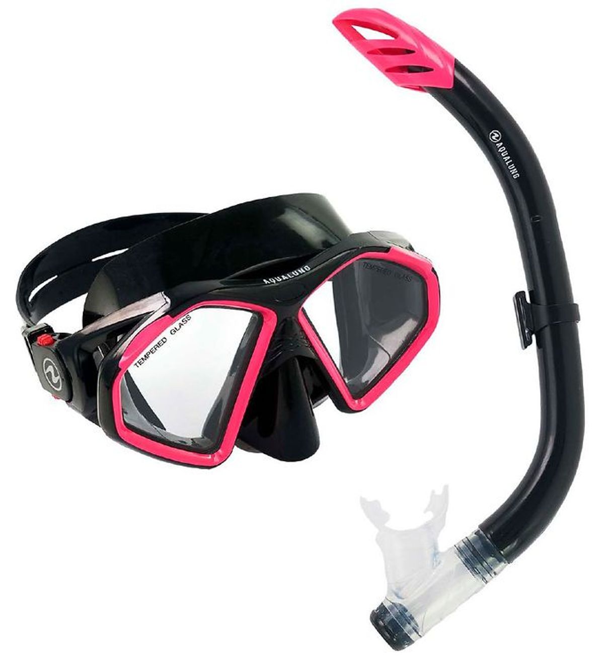 Aqua Lung Snorkelsæt - Adult - Combo Hawkeye/Pike - Sort/Pink