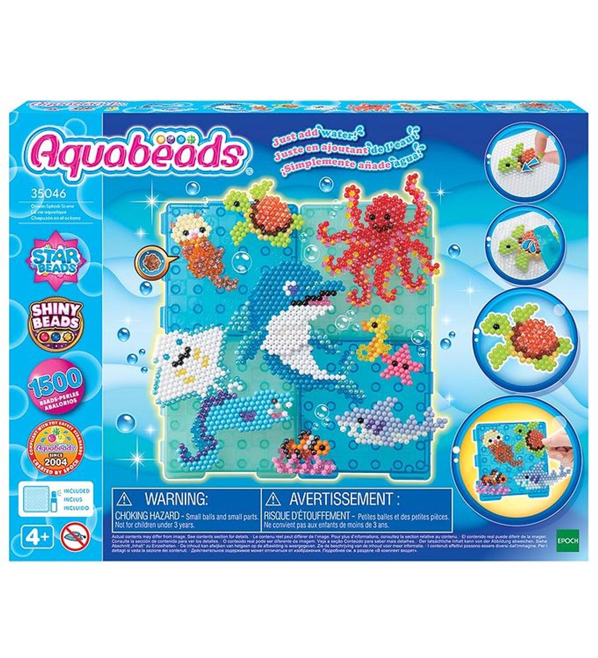 Aquabeads Perlesæt - 1500 stk. - Ocean Splash Scene