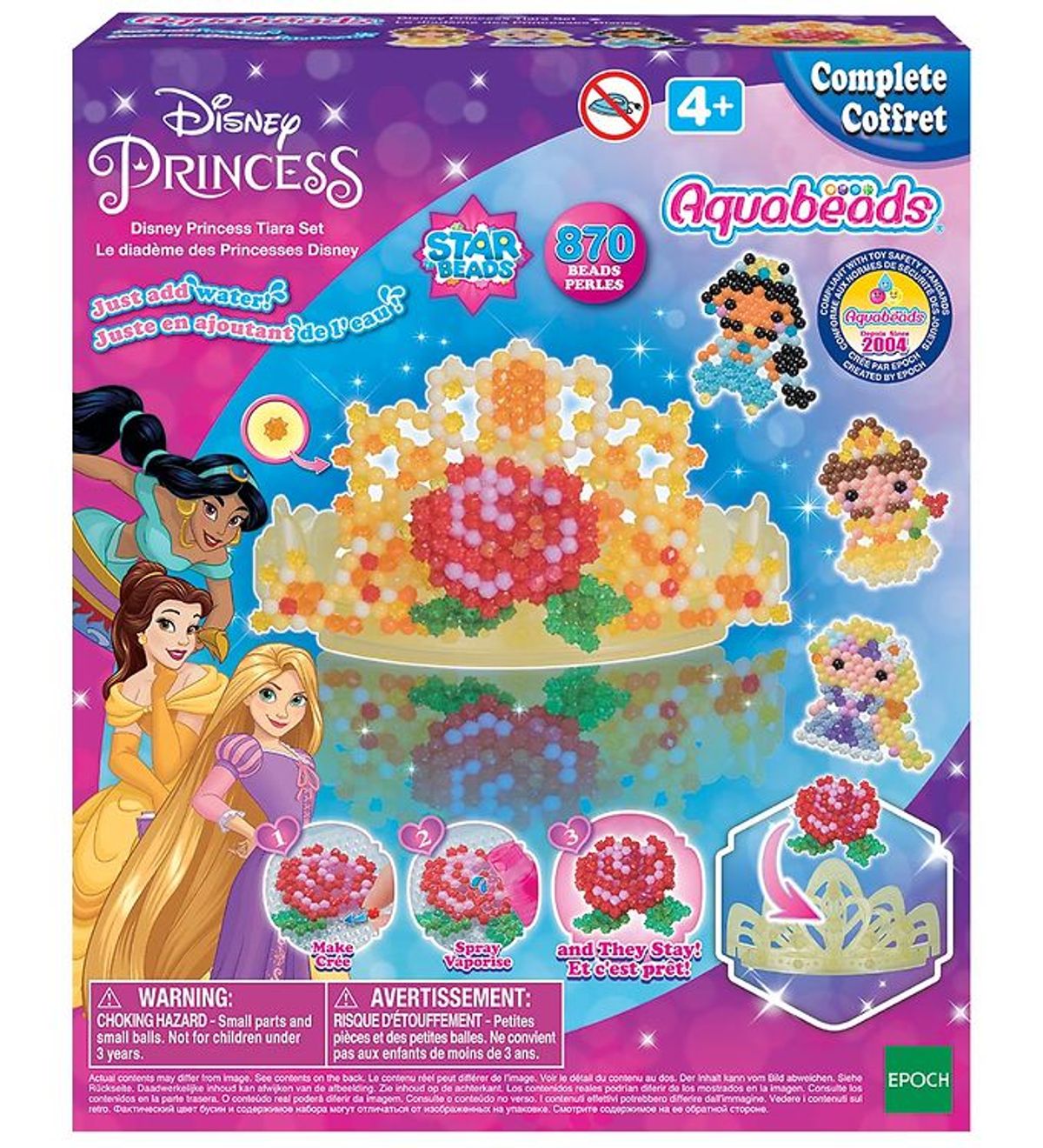 Aquabeads Perlesæt - 870 stk. - Disney Prinsesse Krone