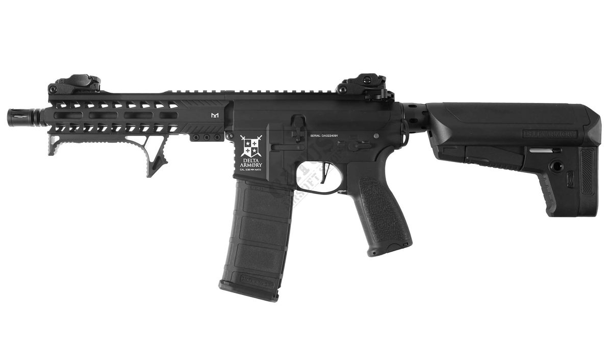 AR15 MLOK Short, Alpha, Sort