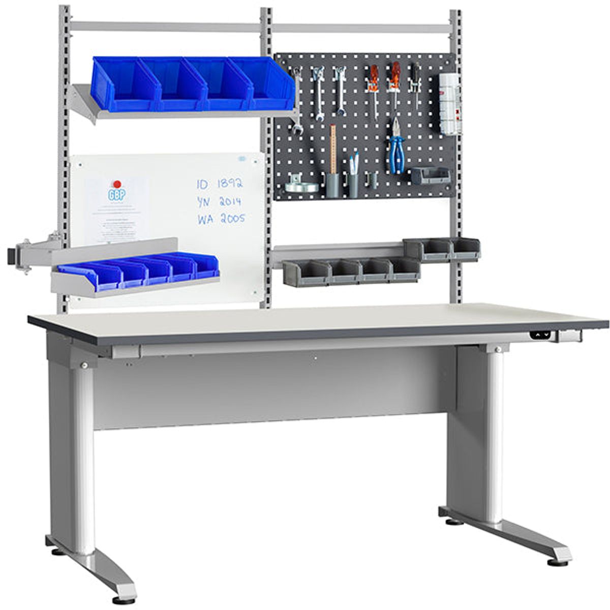 Arbejdsbord ErgoMulti komb. 4 1500x800 mm