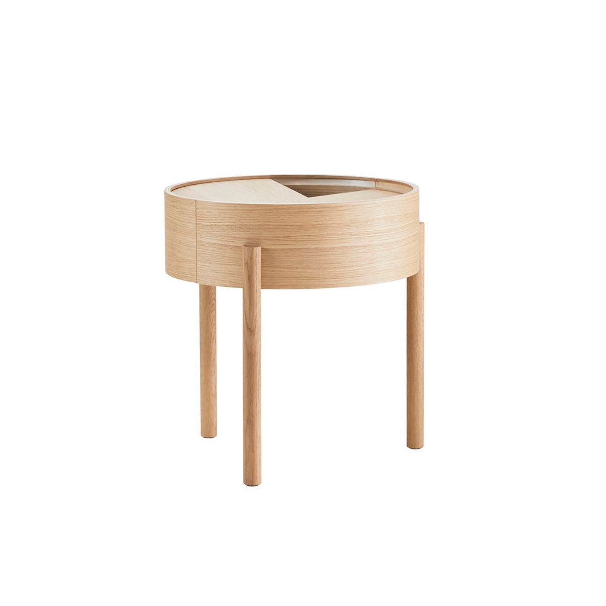 Arc Side Table fra Woud (Oiled Oak)