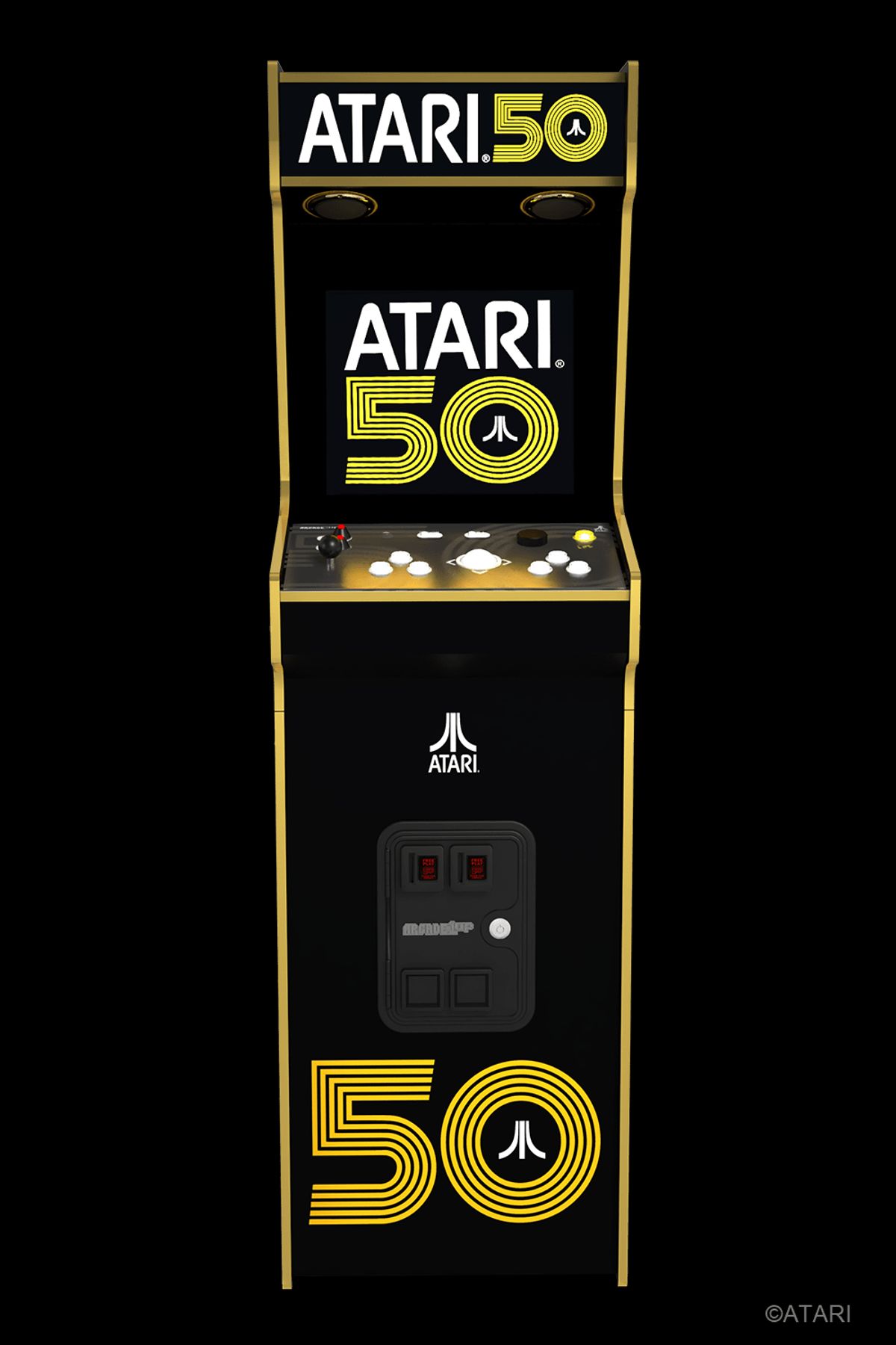 ARCADE 1 UP ATARI 50TH ANNIVESARY DELUXE ARCADE MACHINE - 50 GAMES IN 1