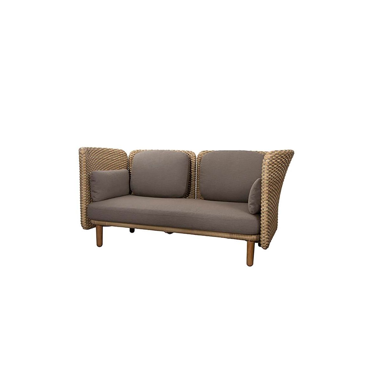 Arch 2-pers. Sofa m. lav arm/ryg fra Cane-line