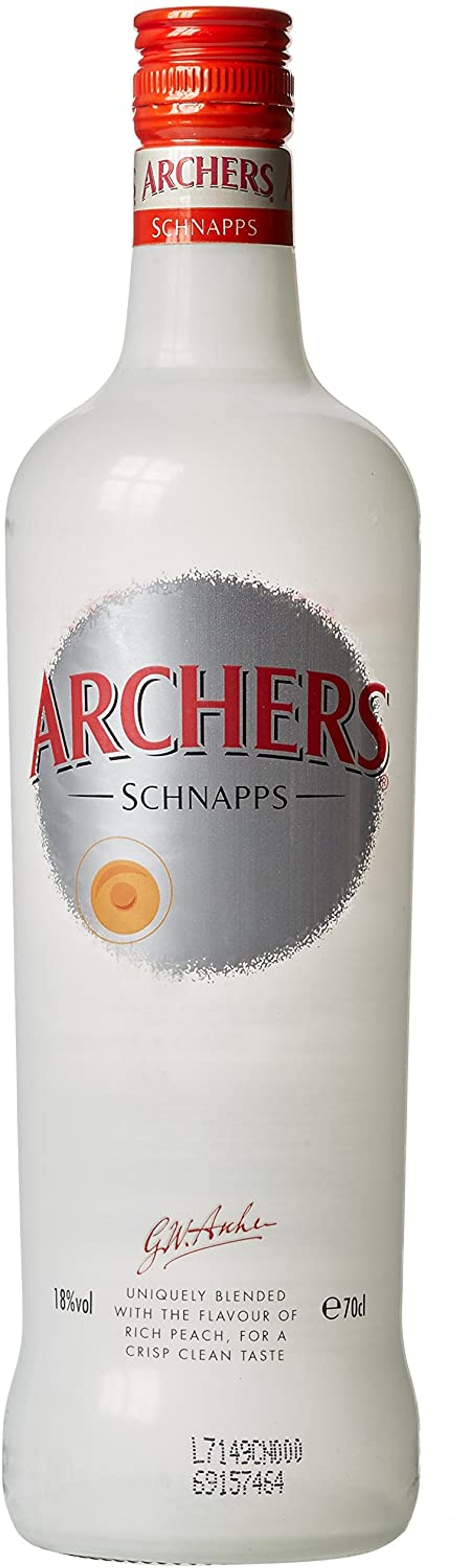 Archer's Peach Schnapps Fl 70