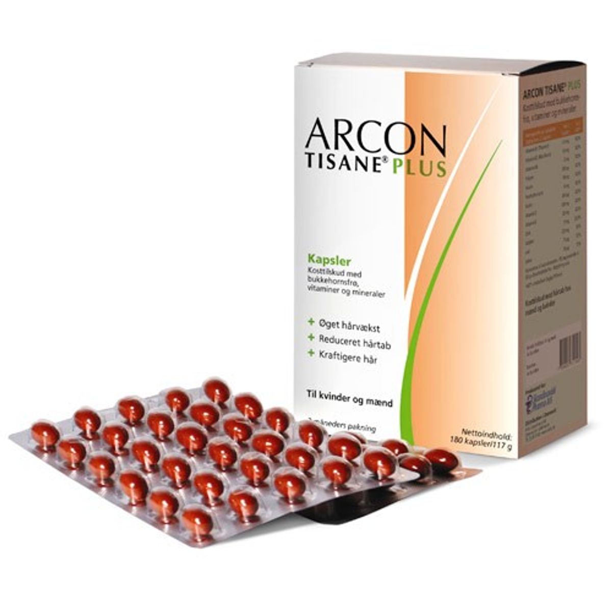 Arcon Tisane Plus kapsler - 180 kap - Medica Clinical Nord