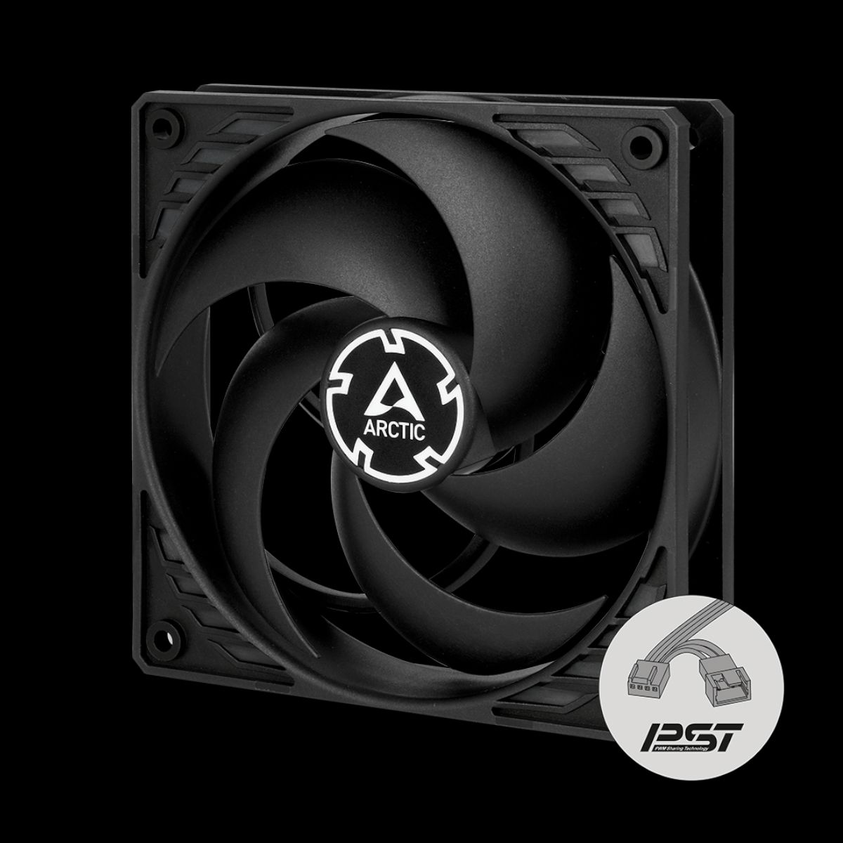 Arctic P12 PWM PST Black 120mm Fan