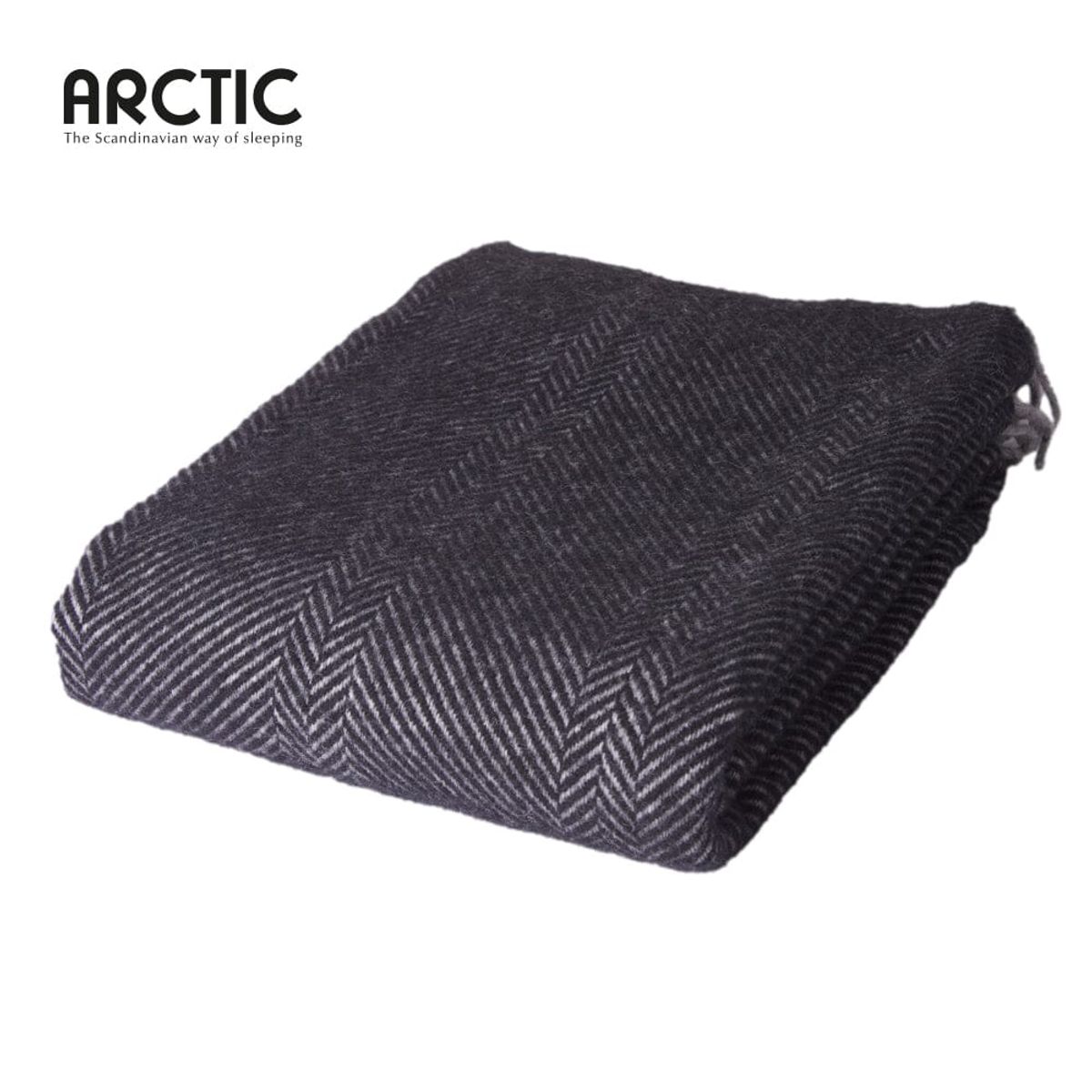 Arctic - Uldplaid Herringbone - Black