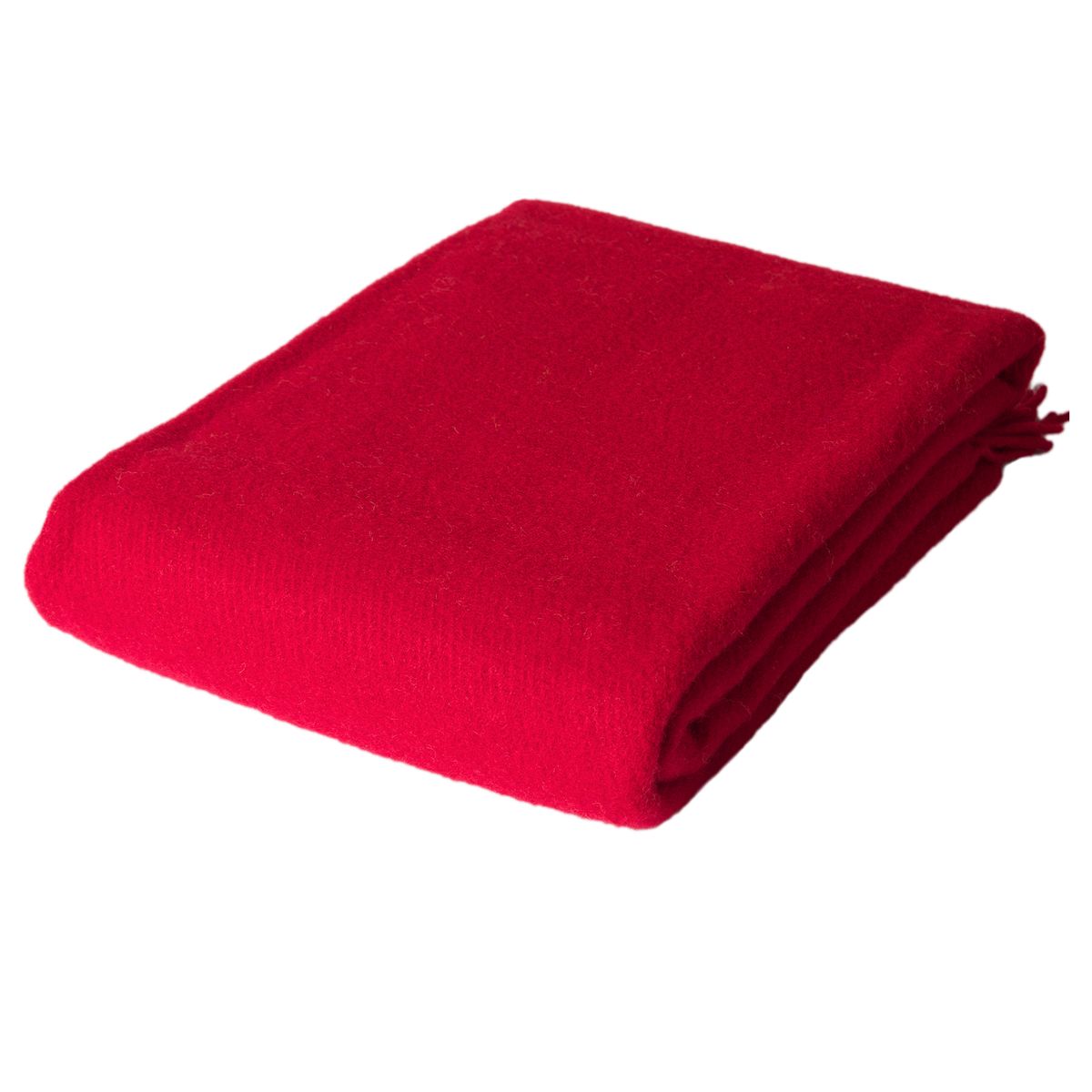 Arctic Uldplaid Solid, Red