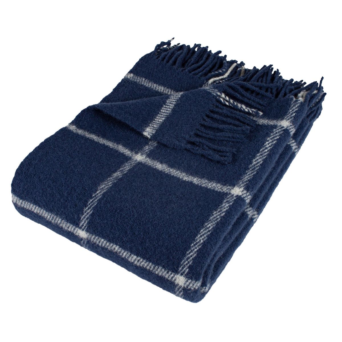 Arctic Uldplaid Thor, Royal Blue