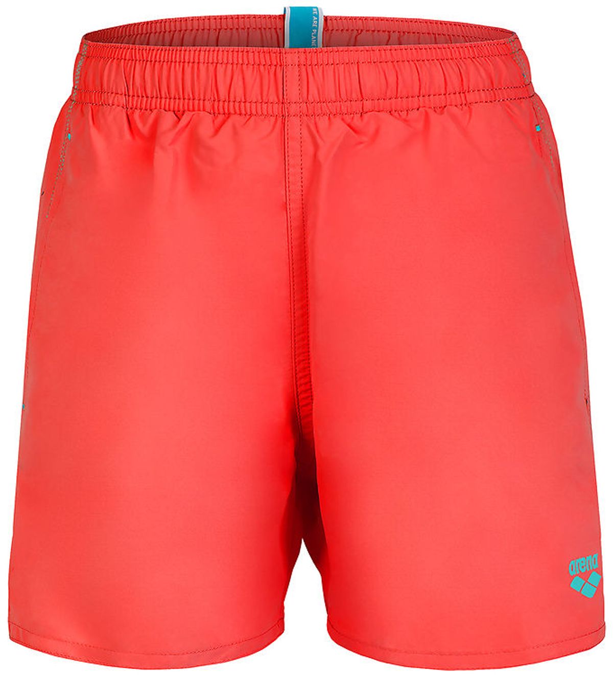 Arena Badeshorts - Solid R - Fluo Red/Water