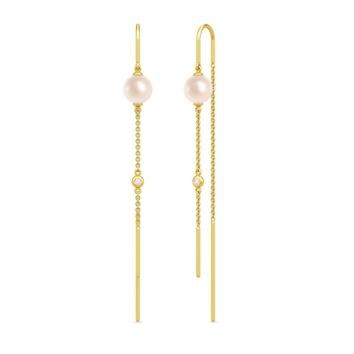 Ariel Earring Rose Pearl