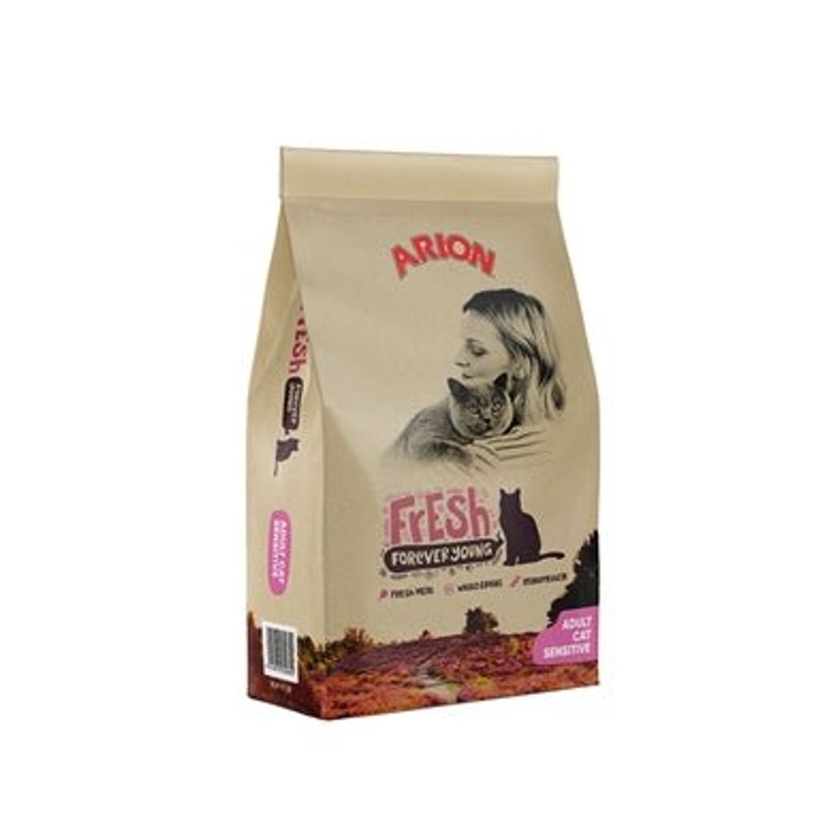 ARION FRESH CAT ADULT SENSITIVE - 12 kg