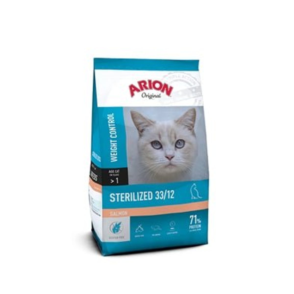 ARION ORIGINAL CAT STERILIZED SALMON - 7,5 kg