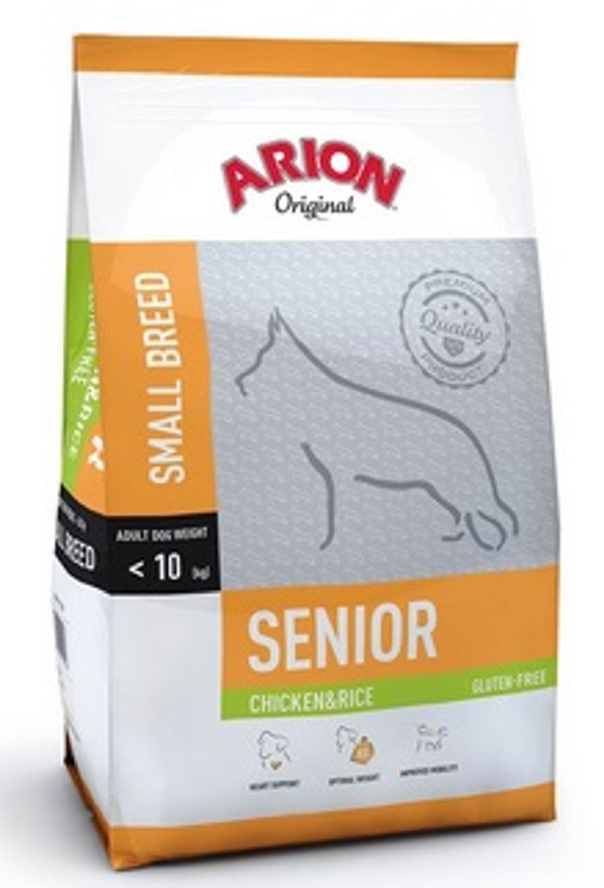 Arion Original Senior Small Breed - Kylling og Ris. 7,5kg