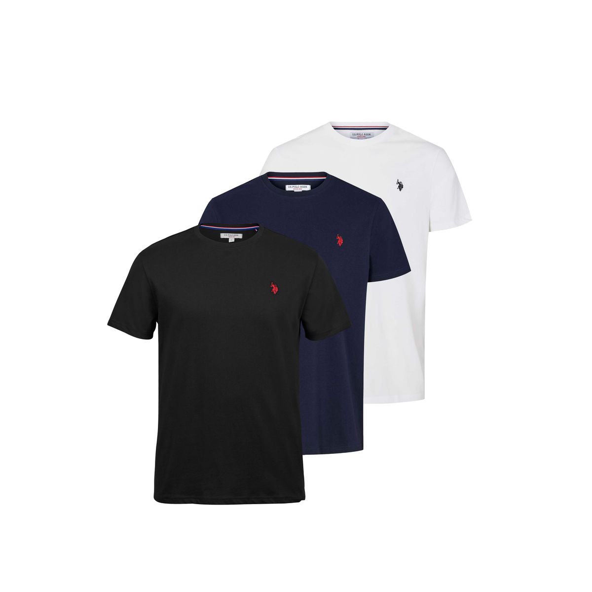 Arjun 3-pack T-shirts - U.S. Polo Assn - Herre - M