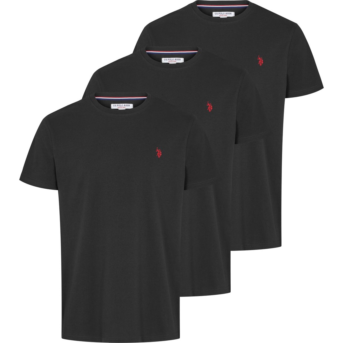 Arjun 3-pack T-shirts - U.S. Polo Assn - Herre - S