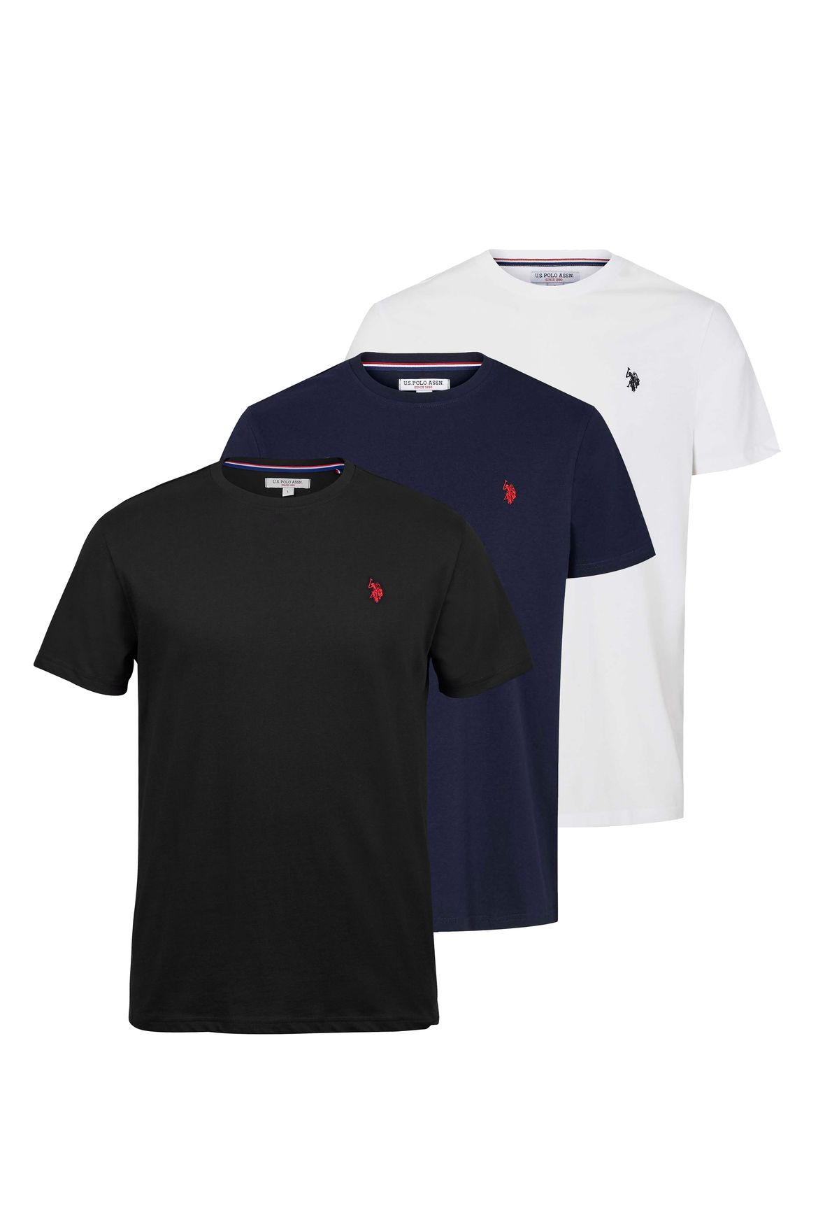 Arjun 3-pack T-shirts - U.S. Polo Assn - Herre - S