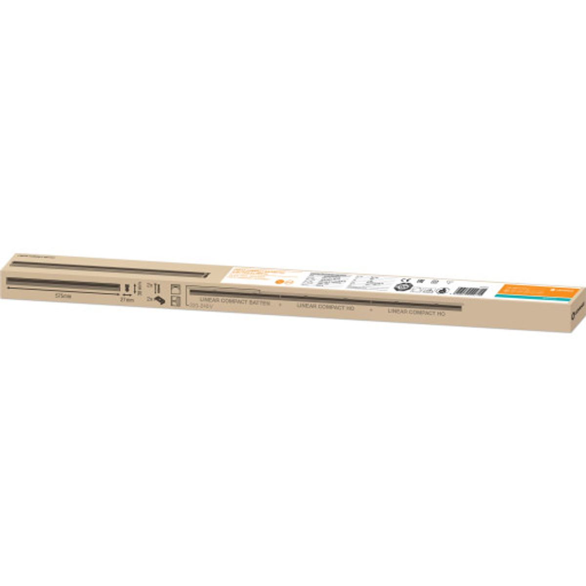 Armatur Linear Compact batten, 600, LED 10W 4000K, 1000 lumen