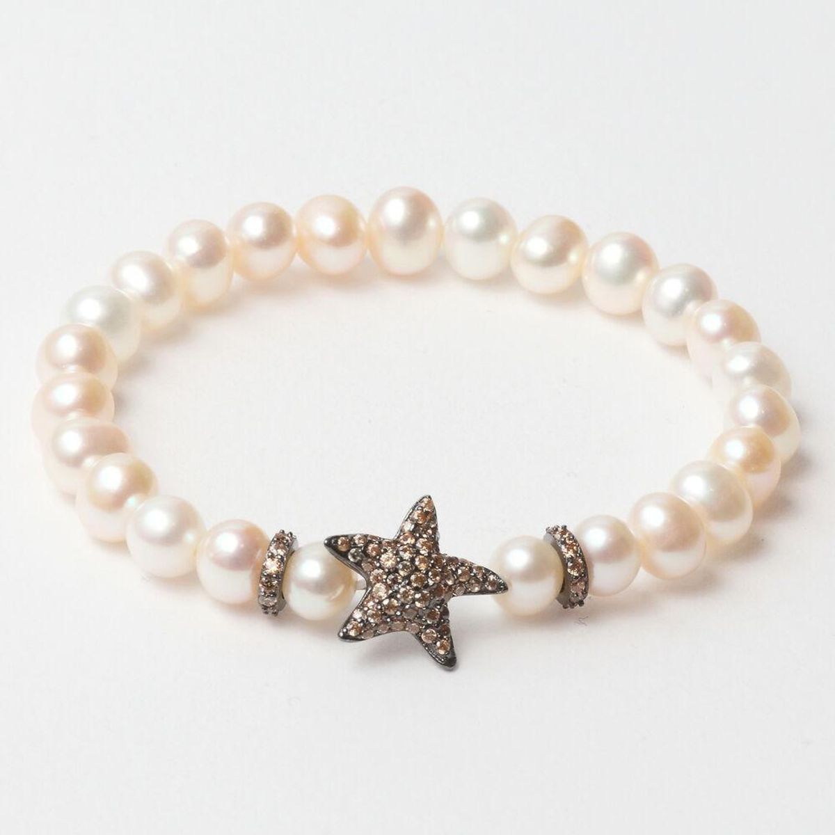 Armbånd til kvinder Lancaster JLA-BR-STAR-4-WH 16 mm