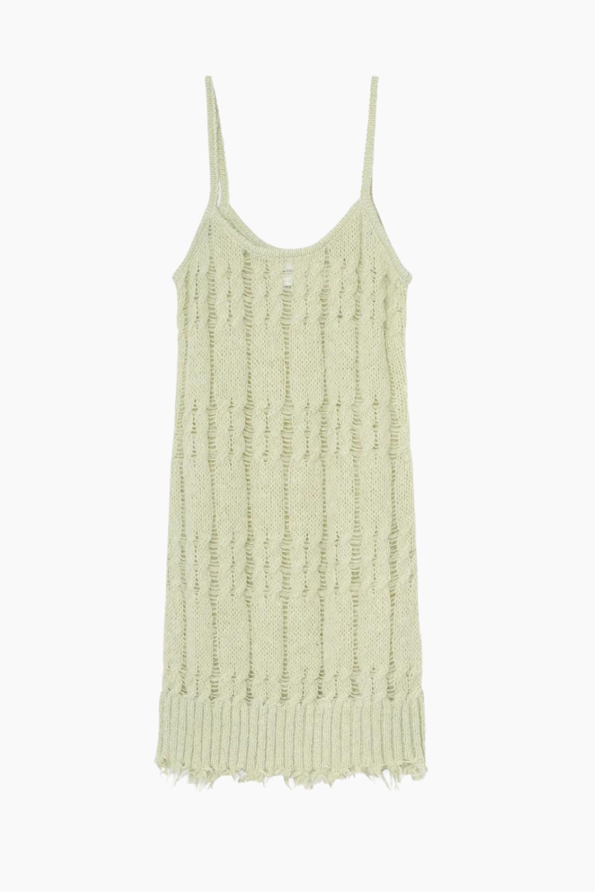 ArmieRS Knit Dress - Pastel Green - Résumé - Grøn L