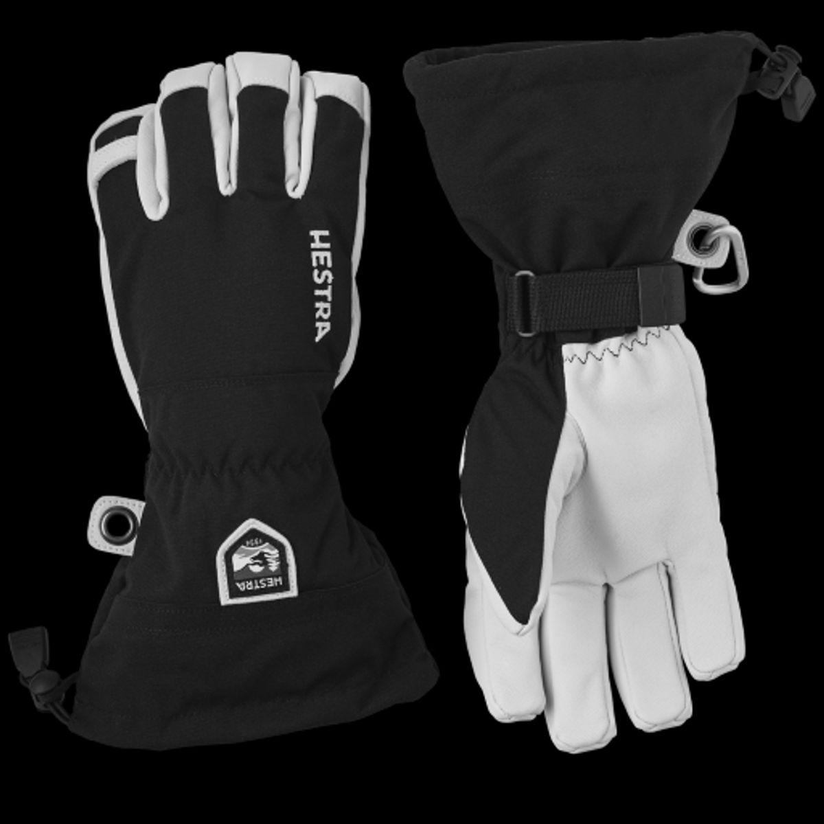 Army Leather Heli Ski 5-finger, 13