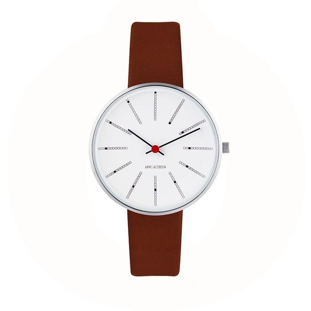 Arne Jacobsen - Bankers Ur Ø34 mm rustfrit stål 53101-1607