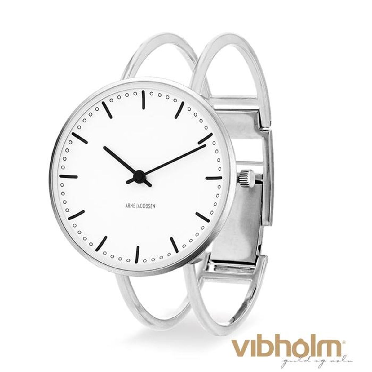 Arne Jacobsen - City Hall Bangle Ur Ø34 mm stål 53201-1618