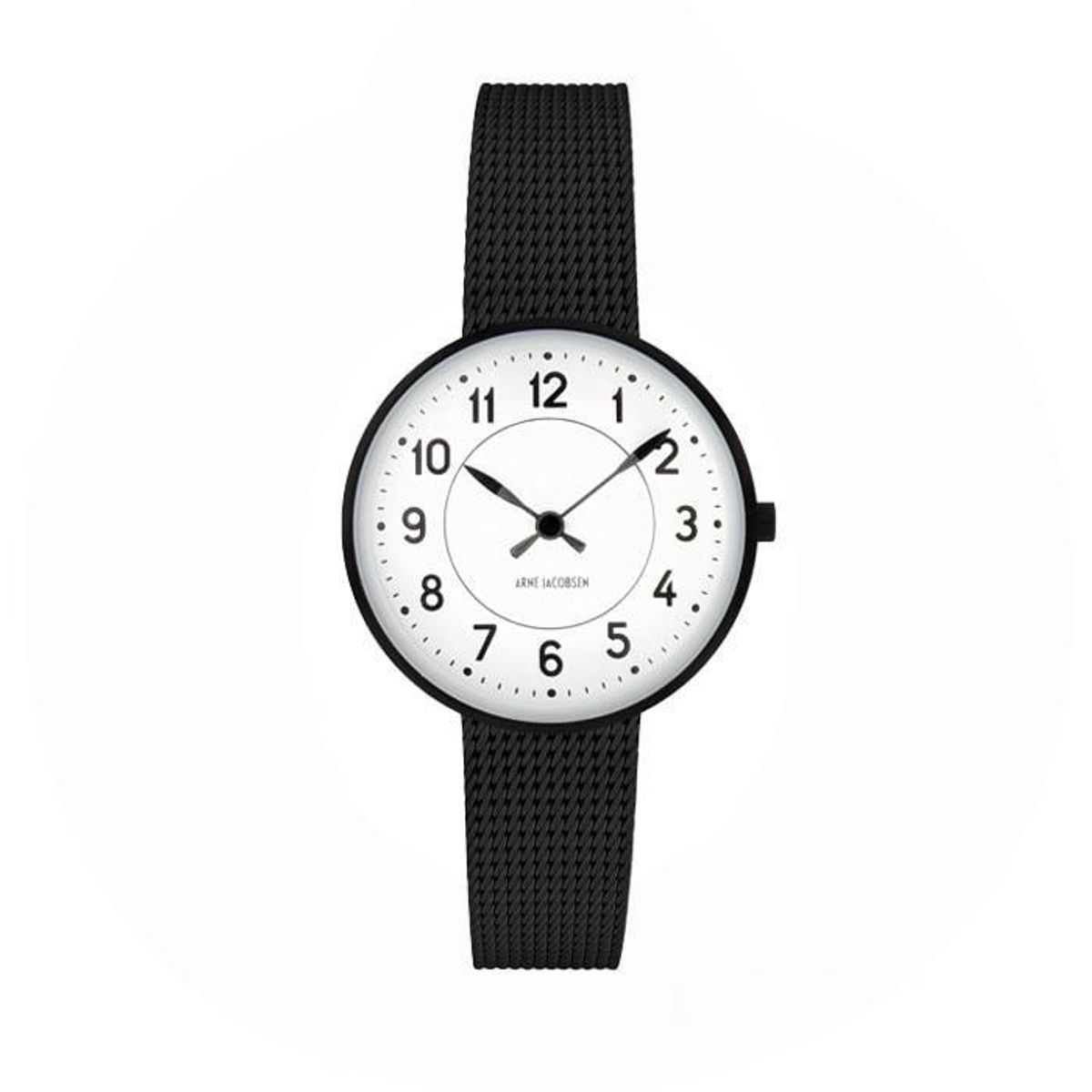 Arne Jacobsen - Station Ur Ø30 mm stål 53400-1410