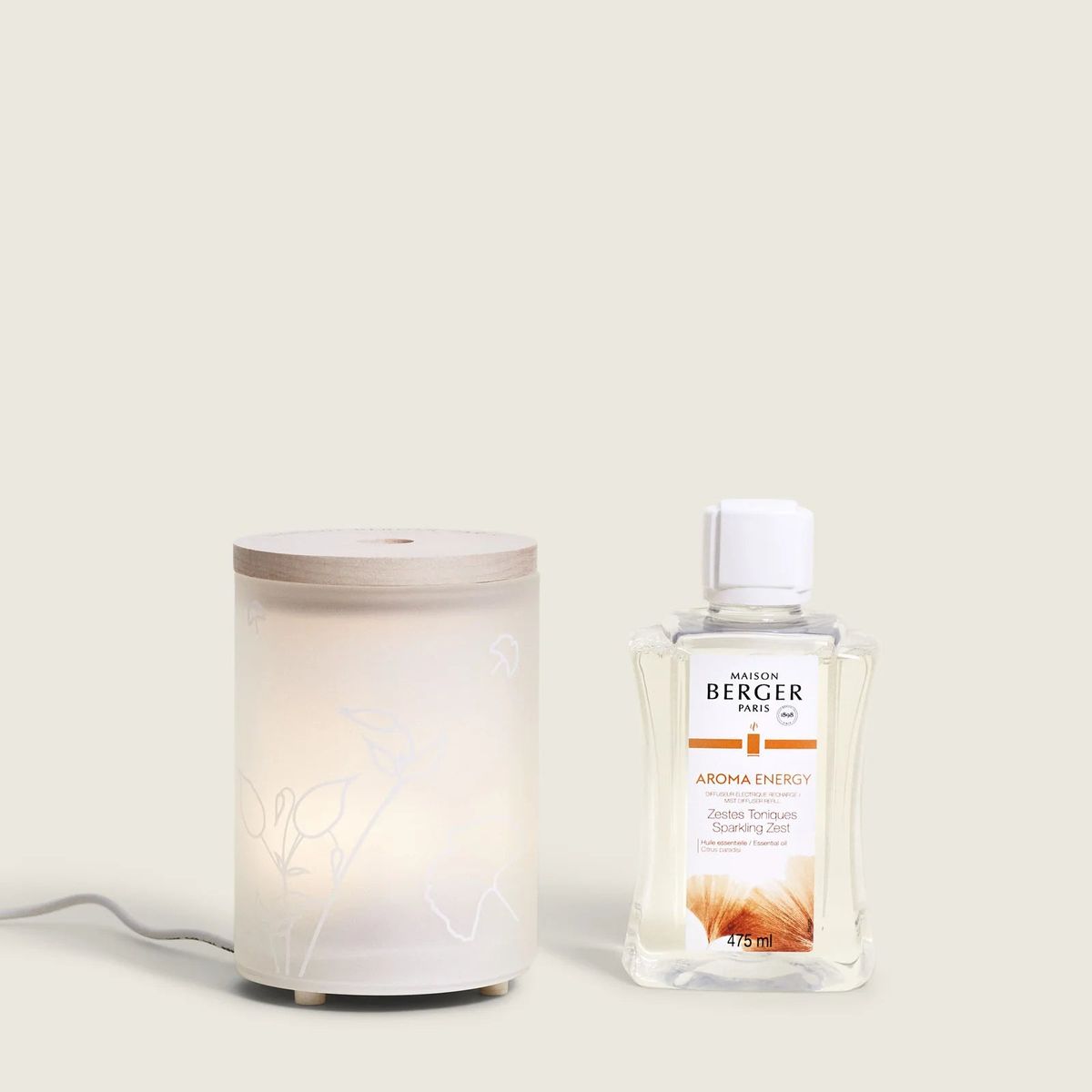 AROMA DIFFUSER + AROMA ENERGY REFILL - MAISON BERGER PARIS - Elektronisk Mist diffuser - Maison Berger Paris - StudioBuus