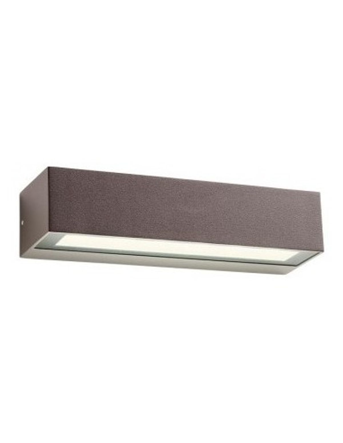 AROOS Væglampe i aluminium og glas B22 cm 1 x 7W SMD LED - Mat corten