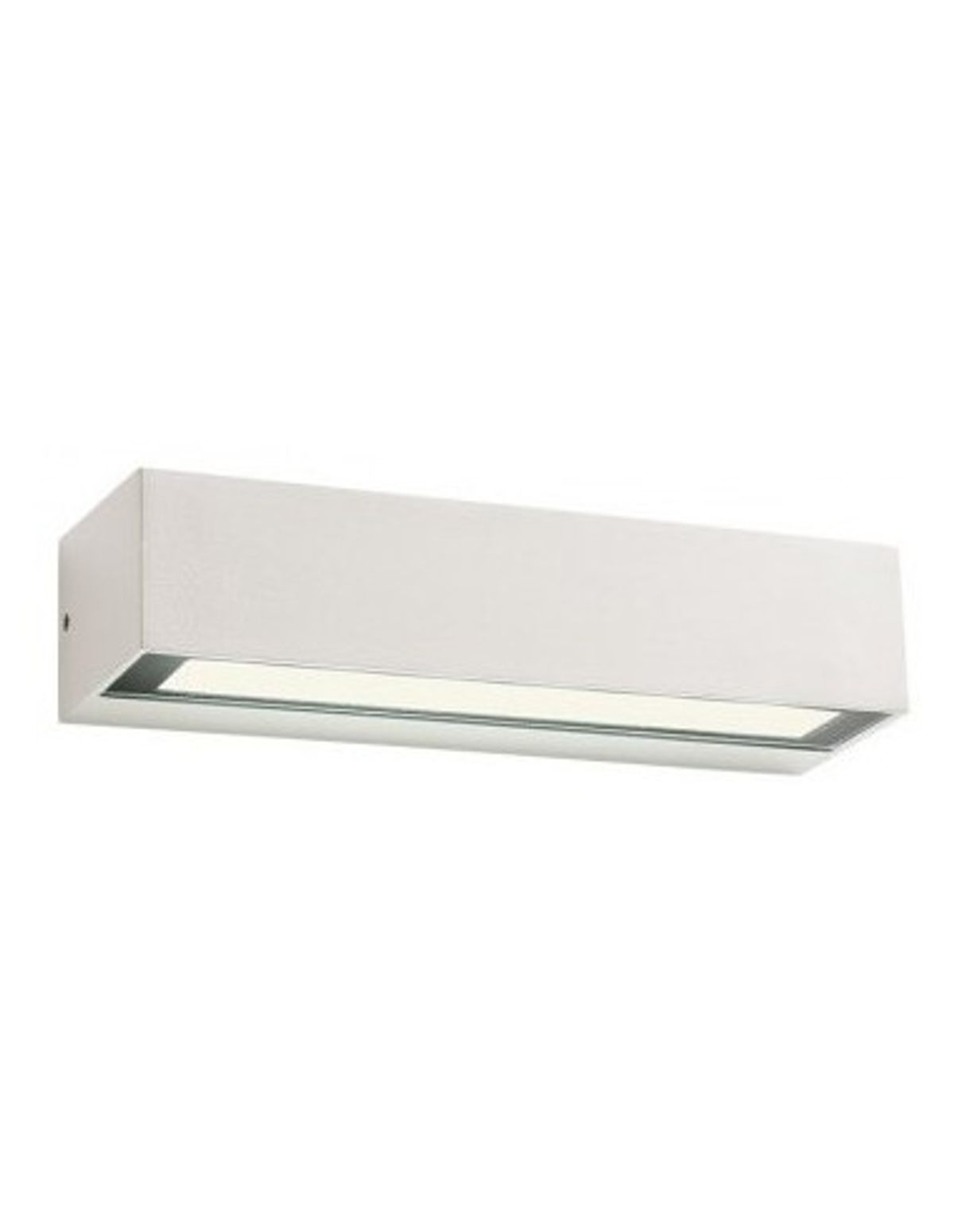 AROOS Væglampe i aluminium og glas B22 cm 1 x 7W SMD LED - Mat hvid