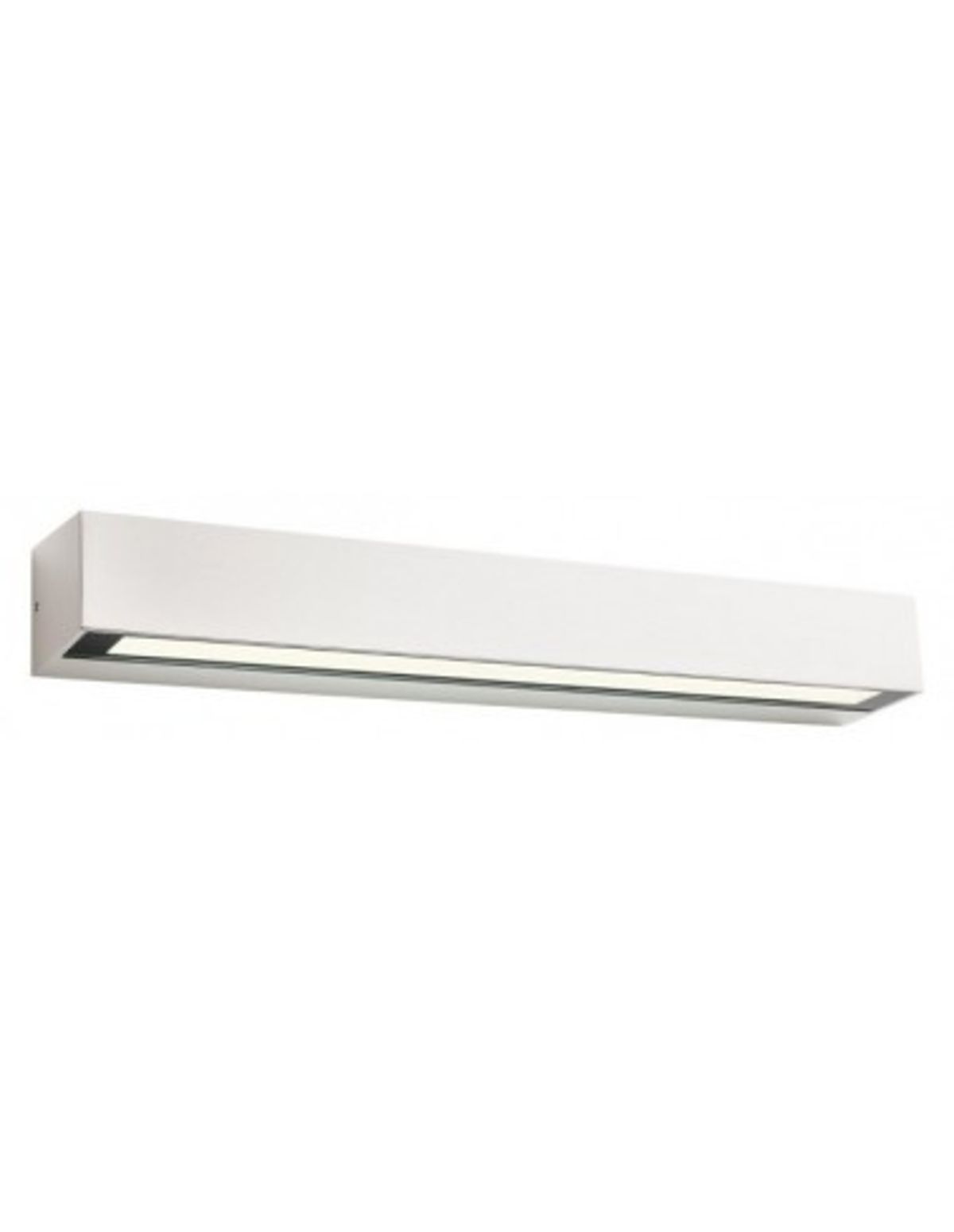 AROOS Væglampe i aluminium og glas B50 cm 1 x 16W SMD LED - Mat hvid