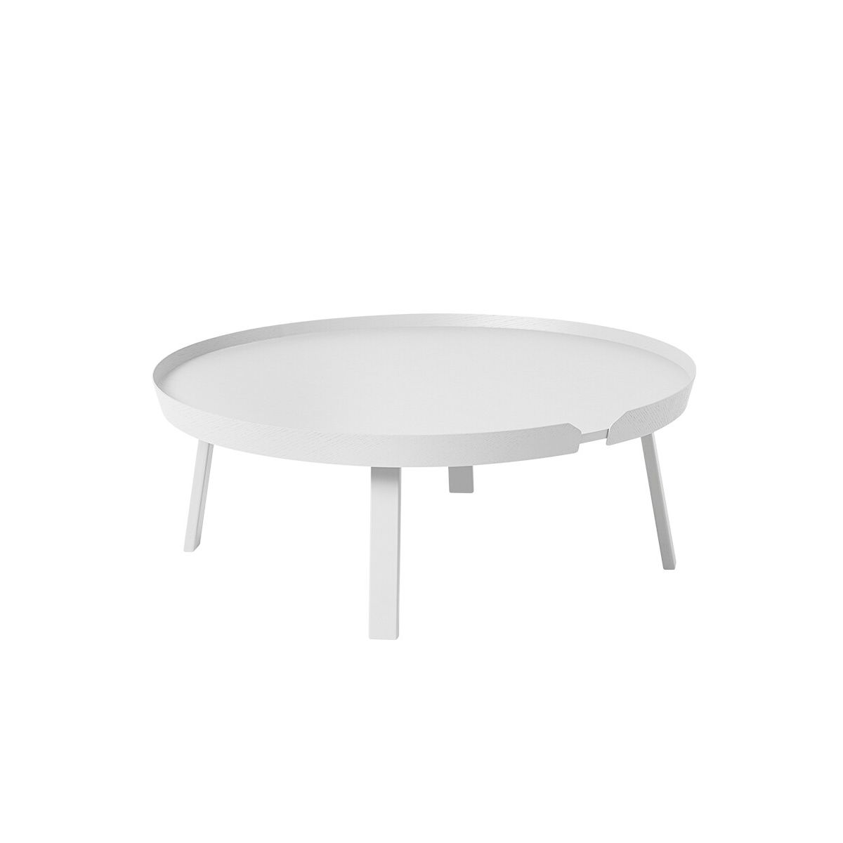 Around Coffee Table, extra large fra Muuto (White)