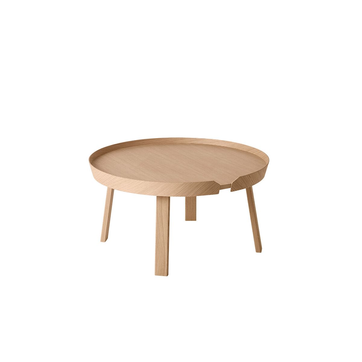 Around Coffee Table, large fra Muuto (Oak)