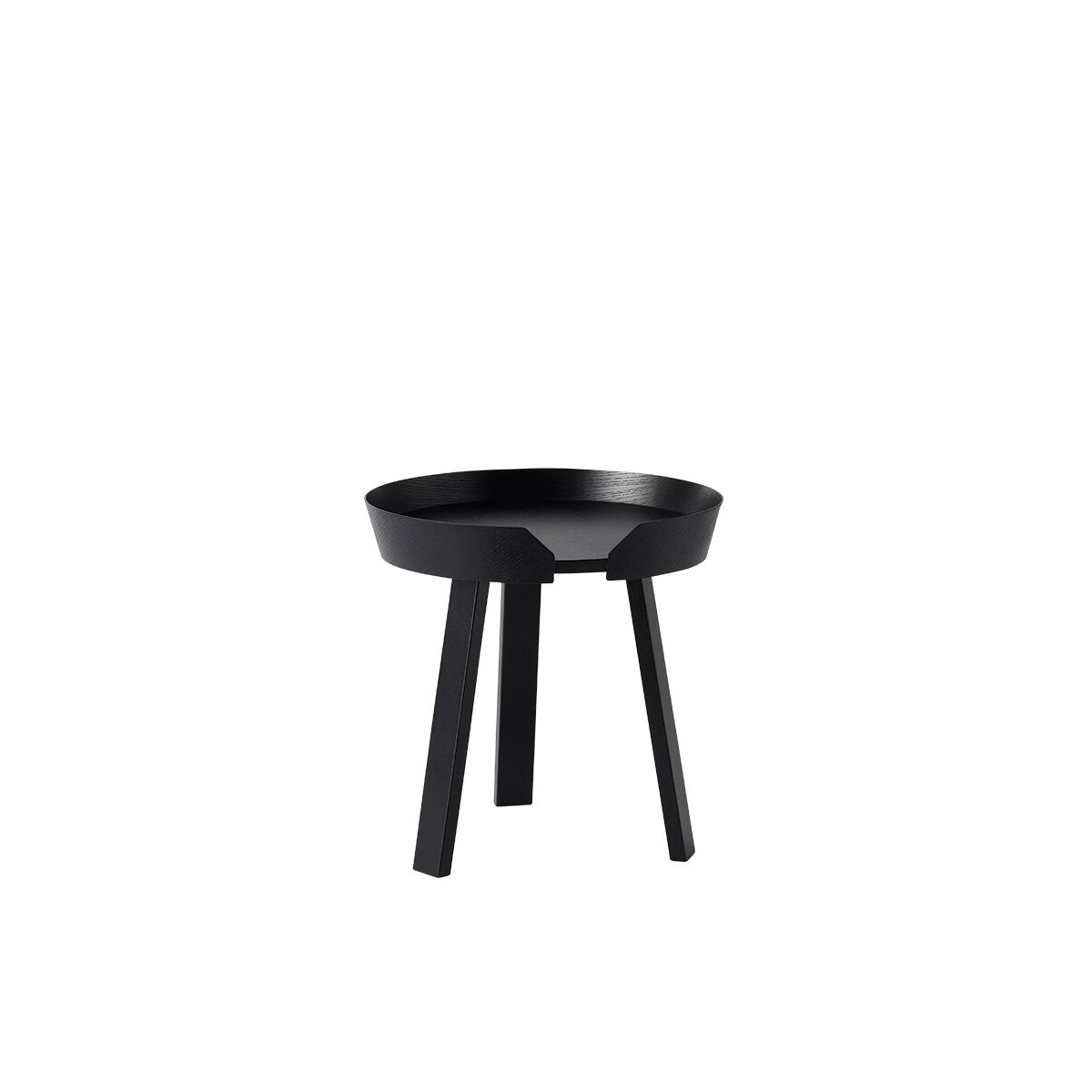 Around Coffee Table, small fra Muuto (Black)