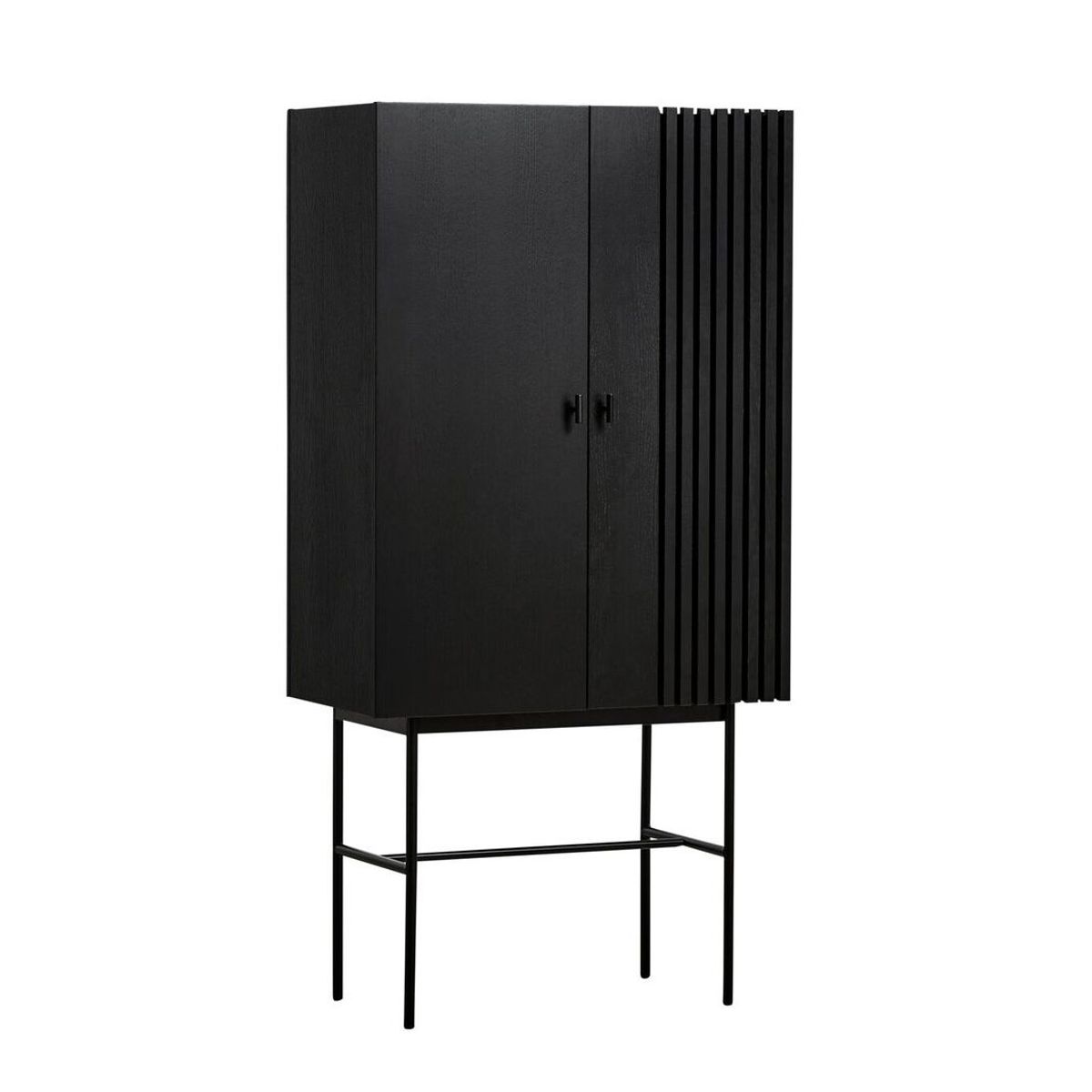 Array Highboard fra Woud (Sort)