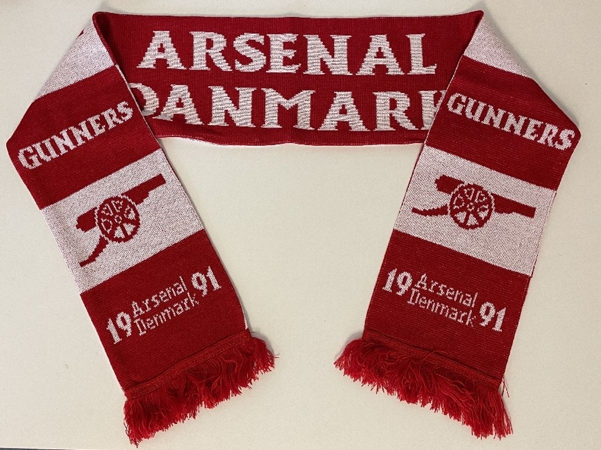 Arsenal Denmark Jacquard Knit Scarf Red-one-size