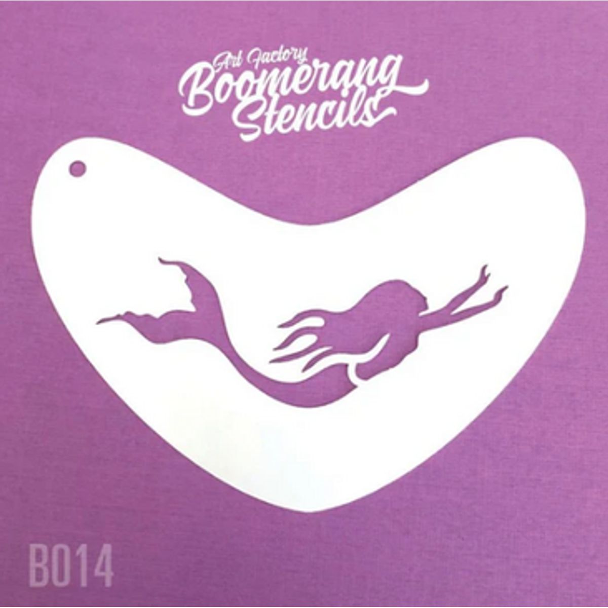 ART FACTORY - Stencil - Mermaid Swimming (B014)