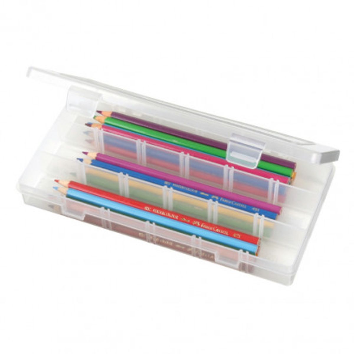 ArtBin Plastboks til knapper og tilbehør Transparent 23x11,5x3,5cm