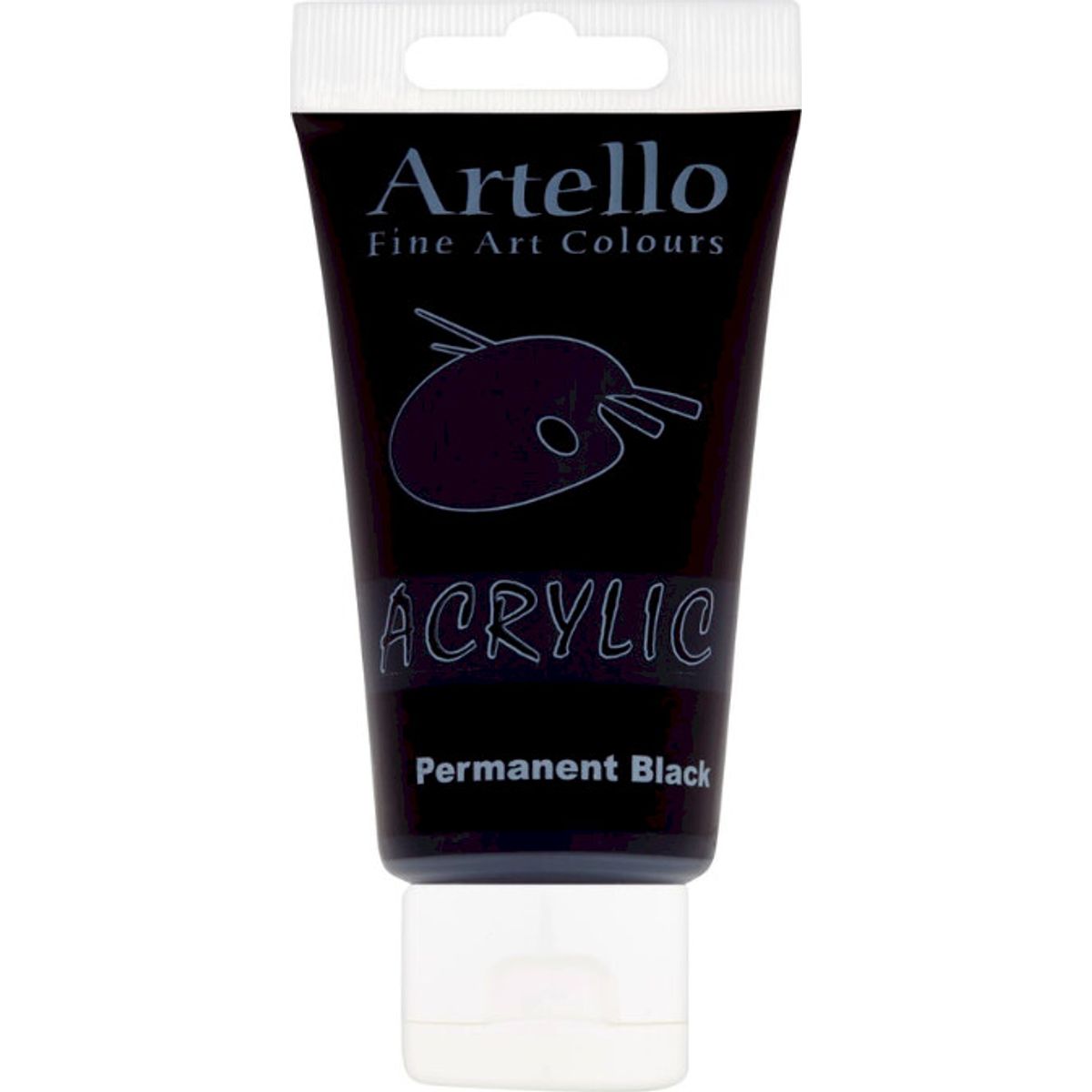 Artello Acrylic - Akrylmaling - 75 Ml - Permanent Sort