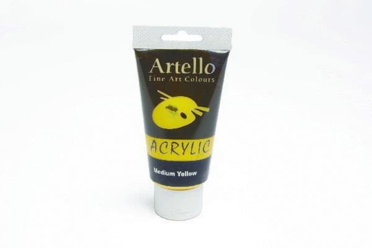 Artello Akrylmaling Gul 75ml