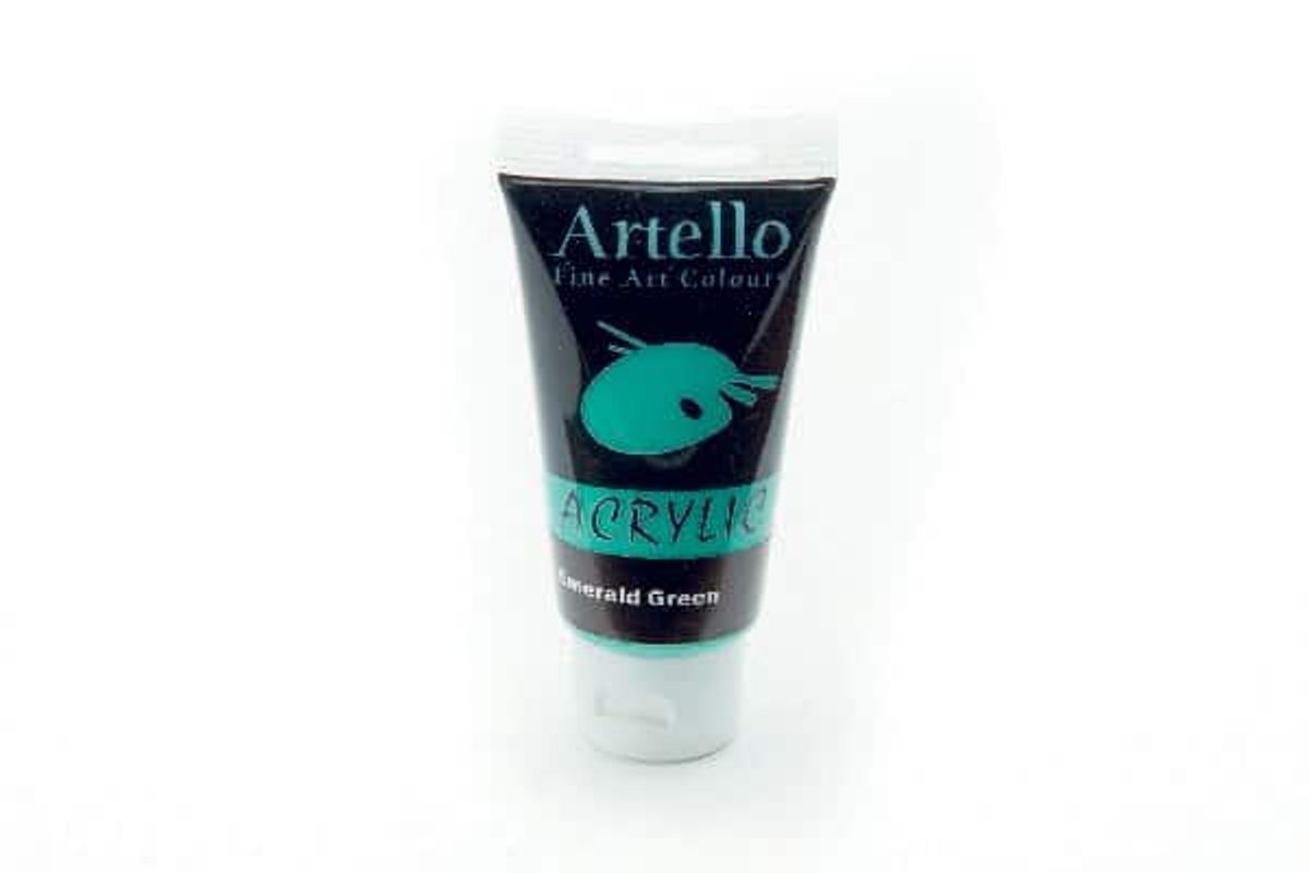 Artello Akrylmaling Smaragdgrøn 75ml