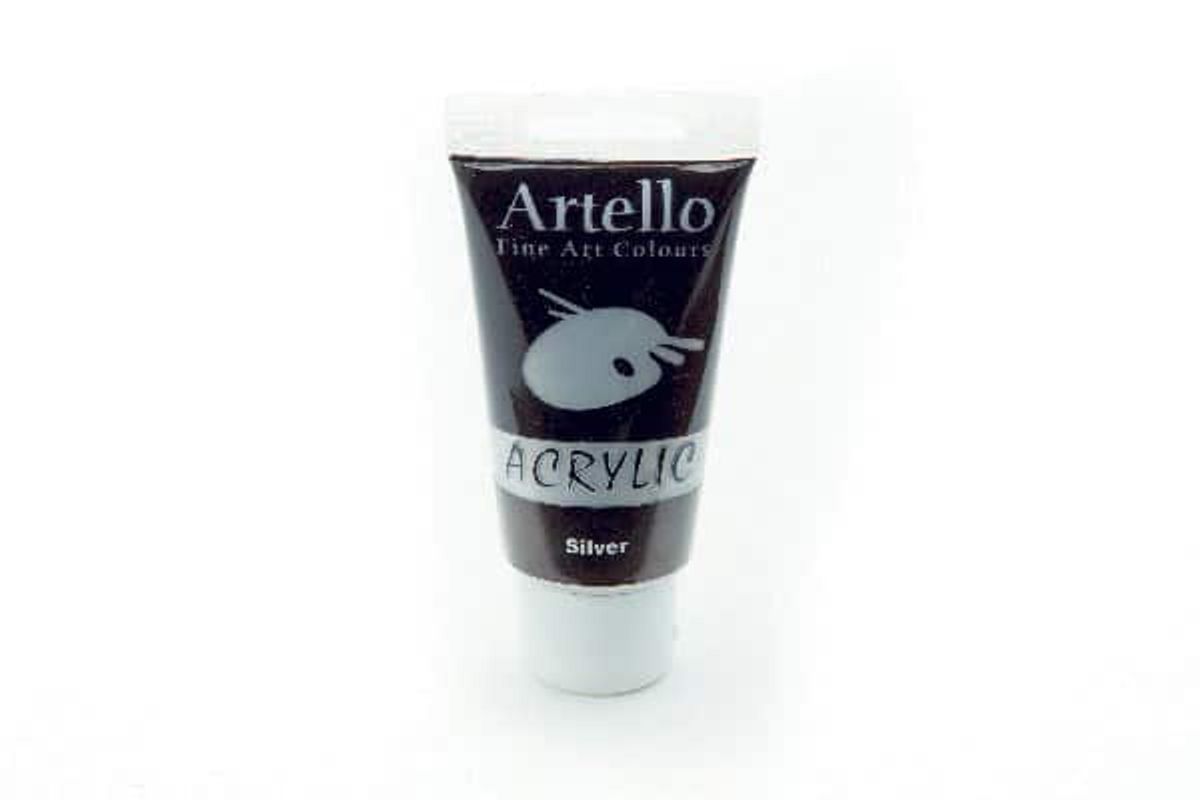 Artello Akrylmaling Sølv 75ml