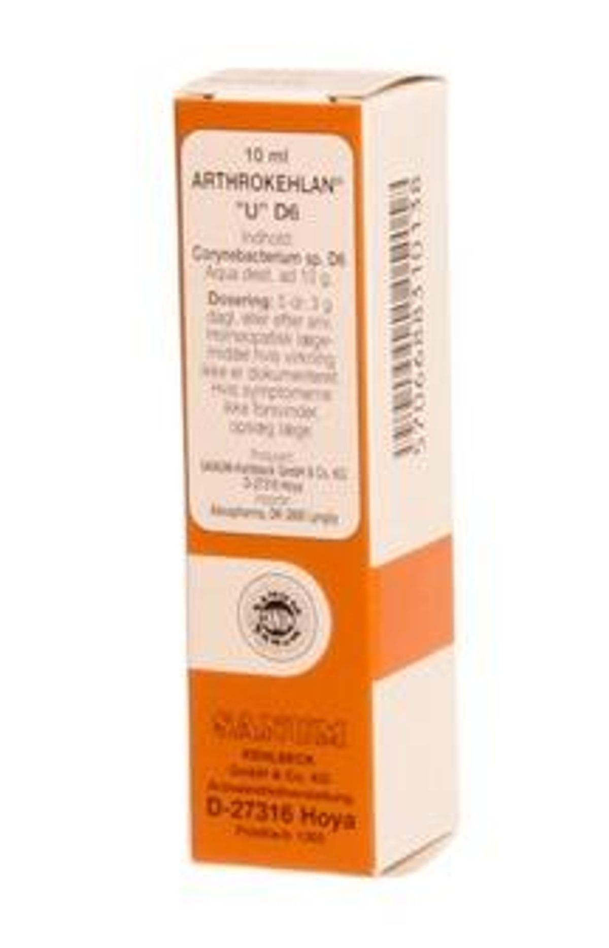 Arthrokehlan U dråber, 10ml.