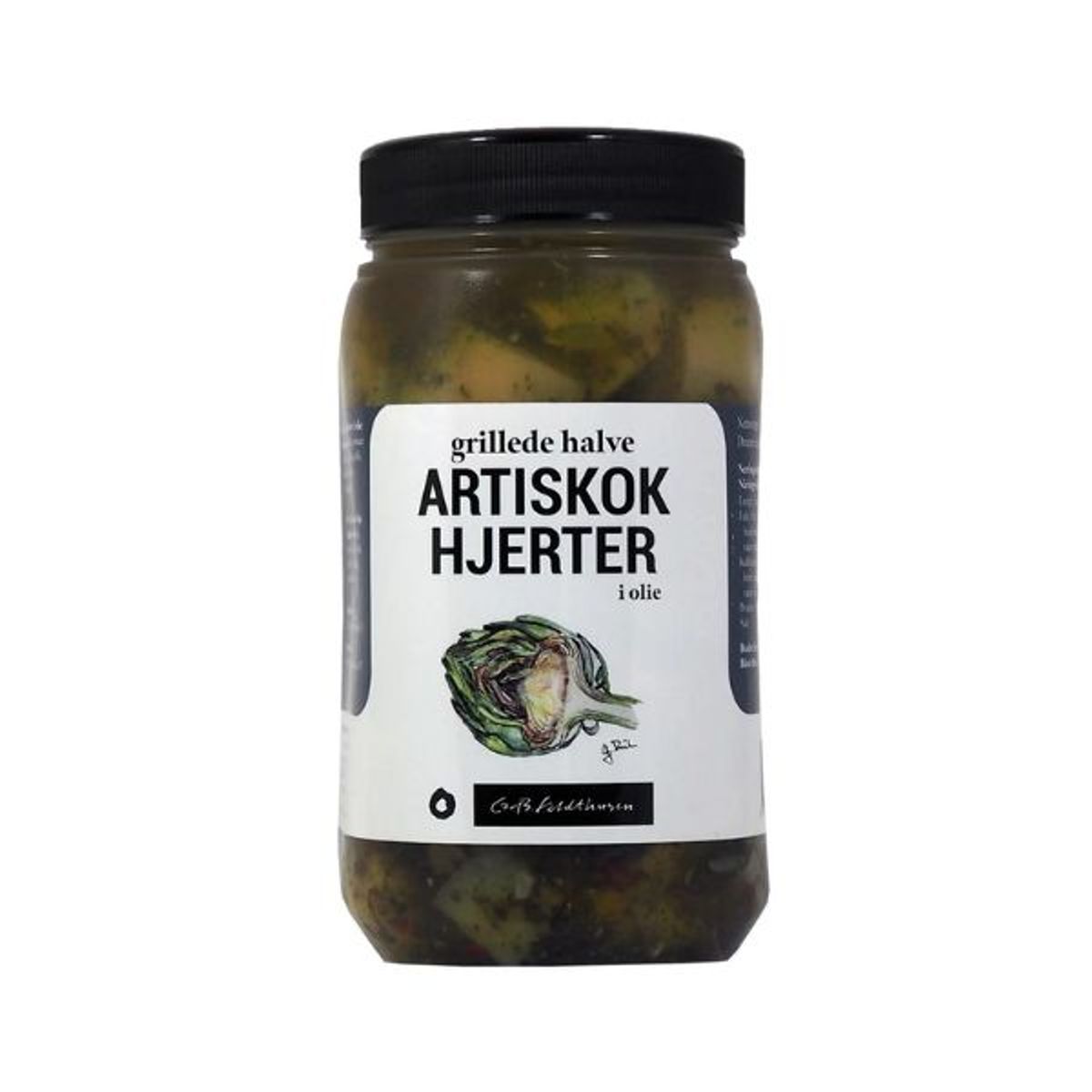 Artiskokhjerte Grillet Halv Bt 1,1 Kg