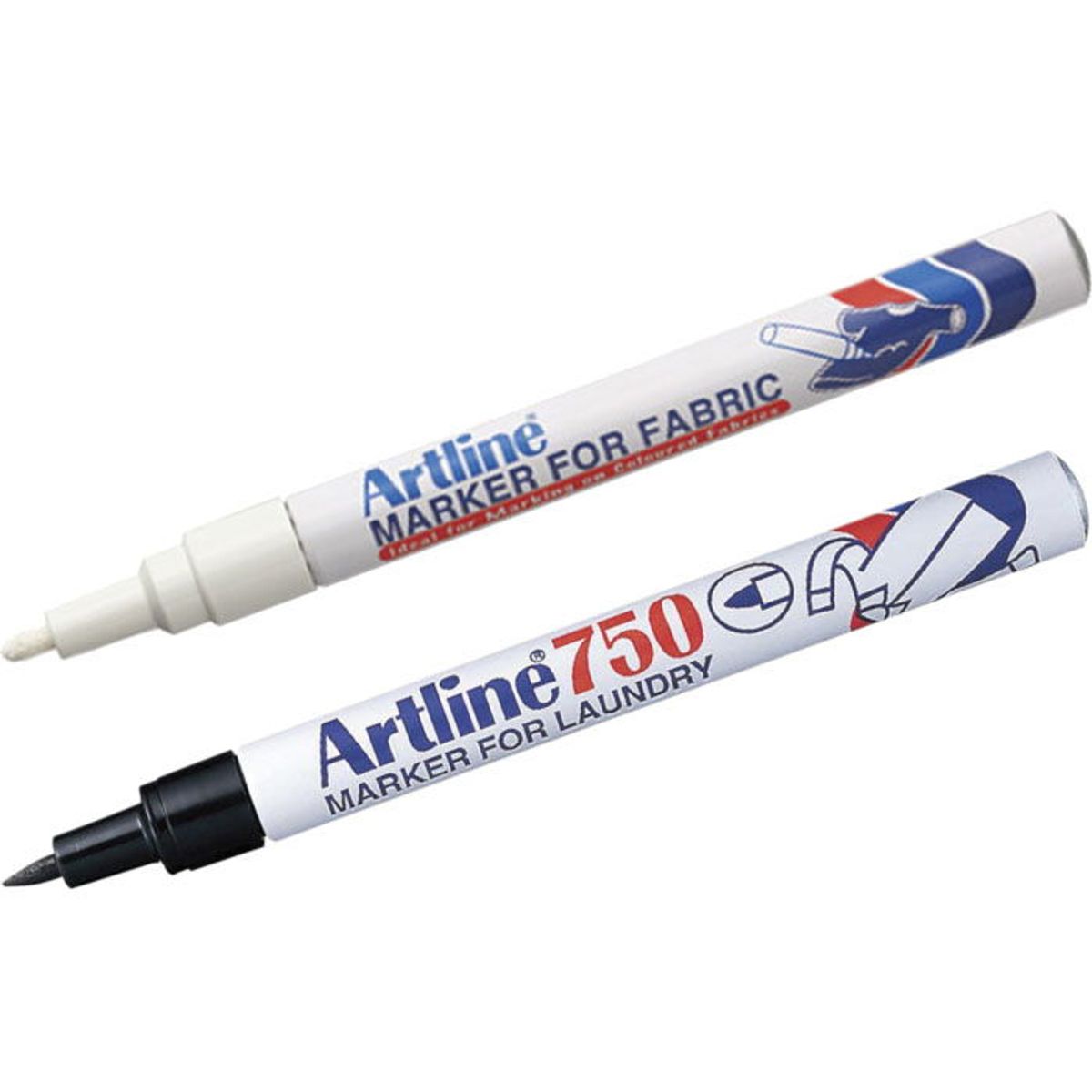 Artline EK750 tøjmarker sort